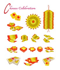 Traditional Chinese, Chinese Gold and Joss Paper or Ghost Money for Chinese New Year Celebration and Special Occasions.