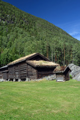 Norwegian Folk architecture. ,
Rjukan,Norway
