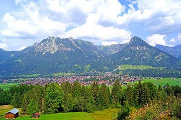 Fototapeta premium OBERSTDORF ( Allgäuer Alpen - Bayern ) 