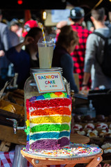 Fast food in London England.