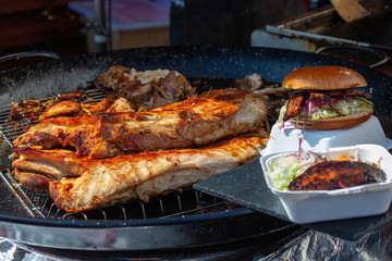 Fast food in London England.