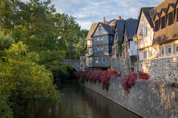 The river Lahn, Wetzlar, Germany