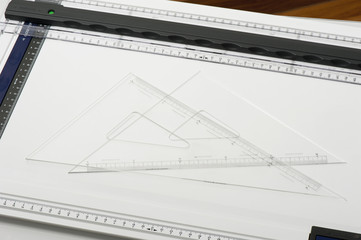 triangles, tool for industrial drawing