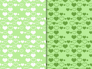 seamless abstract pattern with hearts