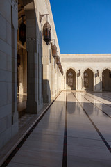 Fototapeta na wymiar Sultan Qaboos Grand Mosque. Sultanate of Oman.