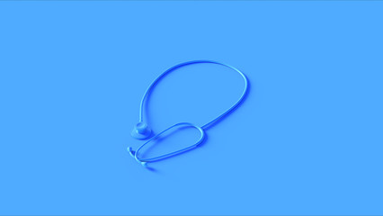 Blue Stethoscope 3d illustration	