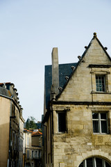 Fototapeta na wymiar Medieval old town street in France