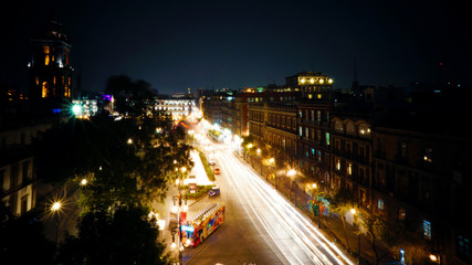 Fototapeta na wymiar Mexico City by night
