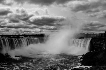 Niagara Falls on Stormy Day