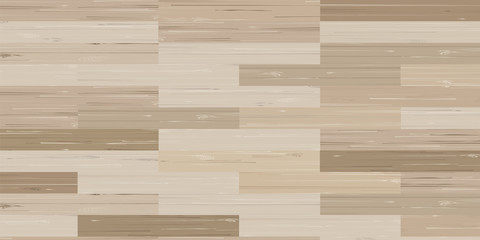Wood plank pattern and texture for background. Vector.