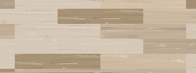 Wood plank pattern and texture for background. Vector.