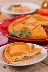 Spanish tuna pie.