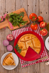 Spanish tuna pie.