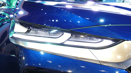 Fototapeta na wymiar Modern Car front light.