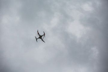 quadrocopter in flight