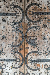 Massive Tür im Kloster Maulbronn