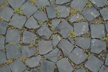 Just stone pavement