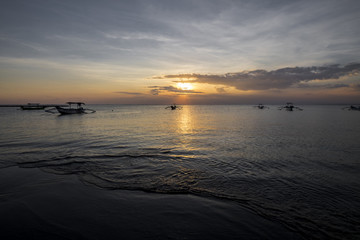 バリ島　クタビーチ　夕日