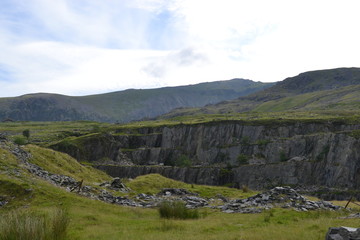 Obraz premium Quarry in Snowdonia