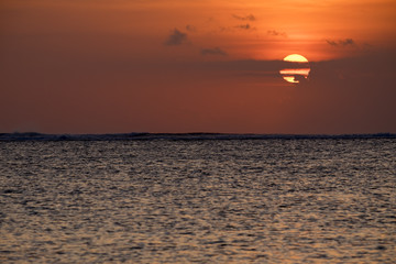 バリ島　クタビーチ　夕日