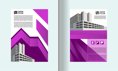 Fototapeta premium cover book modern template, multipurpose cover layout