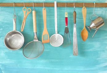 Kitchen utensils, for commercial kitchen, restaurant ,cooking, kitchen concept.