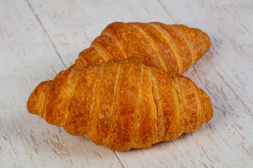 Delicious french croissant