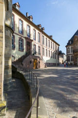 Fototapeta na wymiar Street near the Cathedral of Saint Peter in Trier