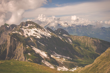 Fototapeta premium view of mountains