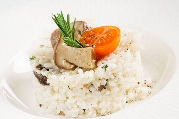 rice with mushrooms