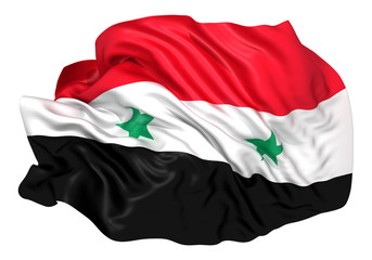 Naklejka premium シリア国旗