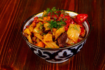 Uzbek traditional lagman