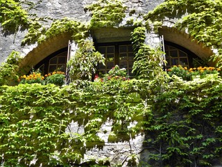 ruelle d'un bourg médiéval