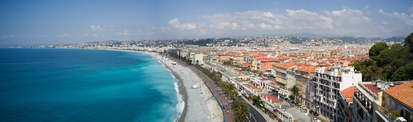 Fototapeta na wymiar Nice waterfront, France