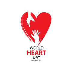World Heart Day greeting card