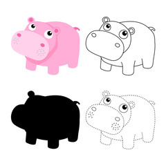 worksheet vector design for kid