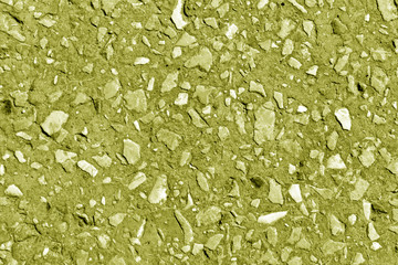 Pile of small gravel stones in yellow tone.