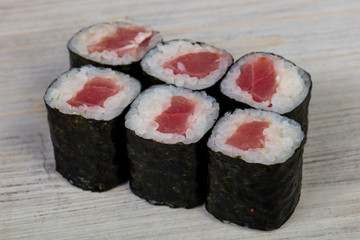 Japanese roll with tuna