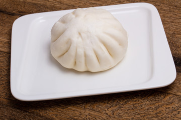 Asian traditional steamed bun