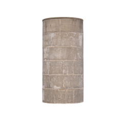 Obraz na płótnie Canvas water tank concrete isolated on white background