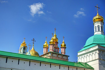 Fototapeta na wymiar Sergiev Posad, Moscow Golden Ring, Russia