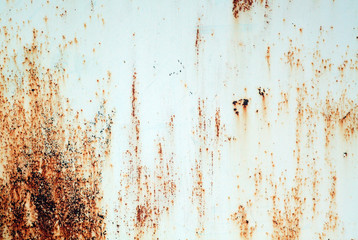 Grungy rusted metal surface.