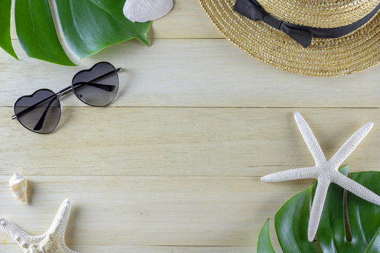 Beach vacation background