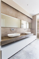 Beautiful and modern bathroom