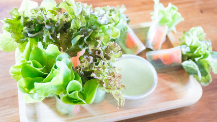 salad vegetable organic food for health ready for eat