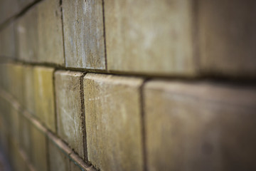 texture of Clay brick wall background.