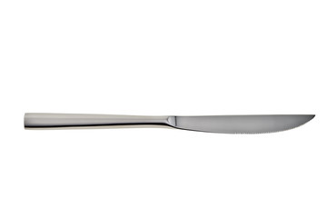 Steel knife - isolated on white background