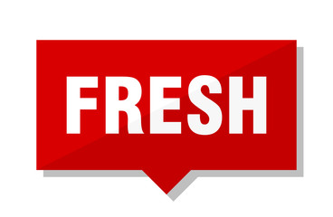 fresh red tag