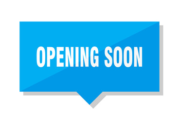 opening soon price tag
