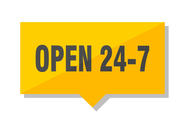 open 24 7 price tag